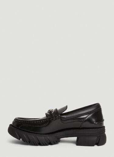 Gucci Leather Loafers  Black guc0145067