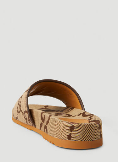 GG Jacquard Slides Gucci GG Jacquard Slides Beige guc0147112