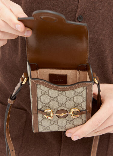 Horsebit 1955 Mini Crossbody Bag Gucci Horsebit 1955 Mini Crossbody Bag Beige guc0147157