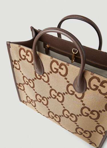 Gucci 점보 G 토트 백 브라운 guc0147190