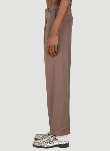 Pleated Pants Gucci Pleated Pants Brown guc0150082