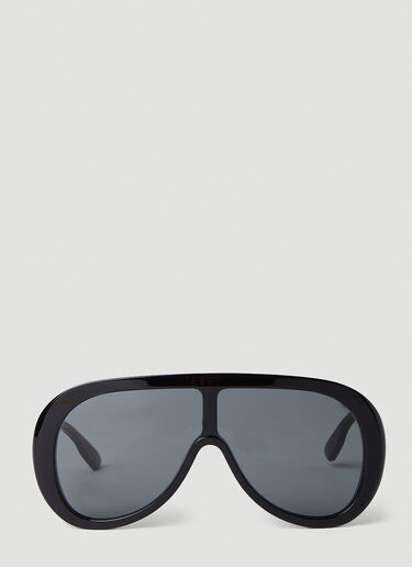 Gucci Oversize Mask Sunglasses Black guc0151119
