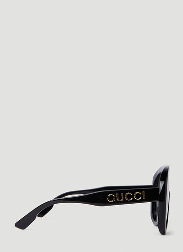 Gucci Oversize Mask Sunglasses Black guc0151119