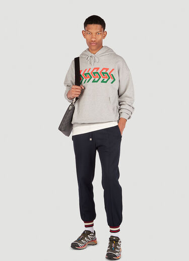Gucci 웹 커프 트랙 팬츠 네이비 guc0152011