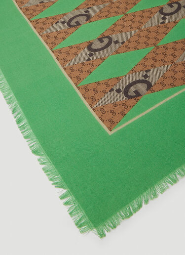 Gucci Jumbo Rhomby 围巾 绿色 guc0152121