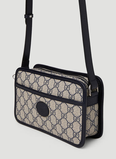 GG Retro Mini Shoulder Bag Gucci GG Retro Mini Shoulder Bag Blue guc0152157