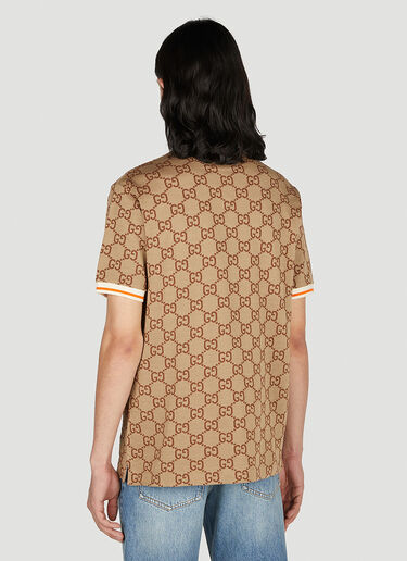 Gucci Interlocking GG Polo Shirt Brown guc0152293