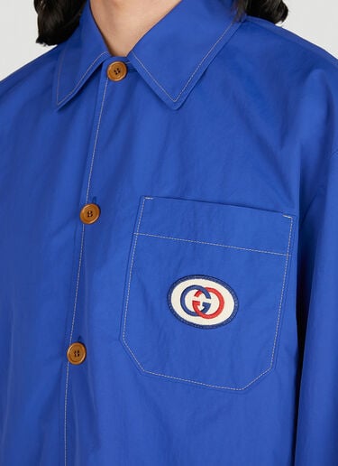 Gucci Gremlin Classic Overshirt Blue guc0152303