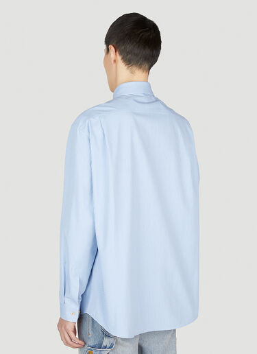 Gremlin Poplin Shirt Gucci Gremlin Poplin Shirt Light Blue guc0152305