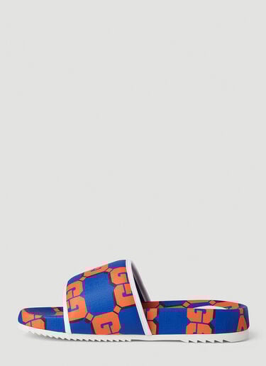 Logo Slides Gucci Logo Slides Blue guc0152312