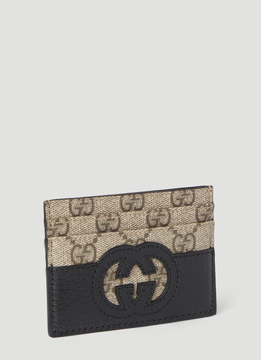 Monogram Card Holder Gucci Monogram Card Holder Beige guc0152325