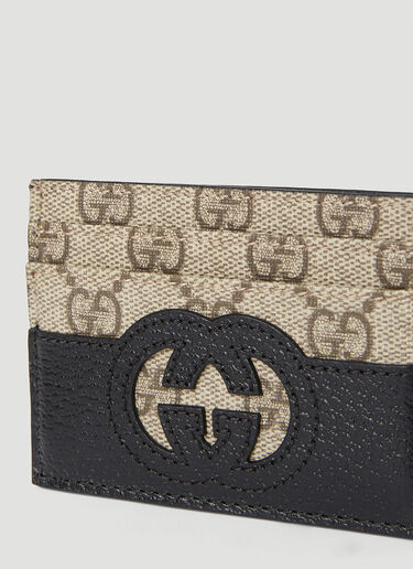 Monogram Card Holder Gucci Monogram Card Holder Beige guc0152325