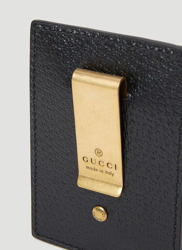 GG Marmont Money Clip Cardholder Gucci GG Marmont Money Clip Cardholder Black guc0153098