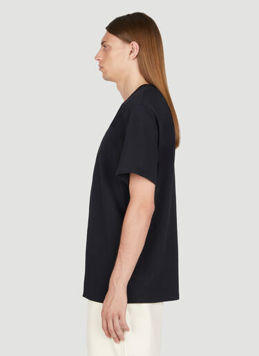 Logo Embroidery T-Shirt Gucci Logo Embroidery T-Shirt Black guc0154017