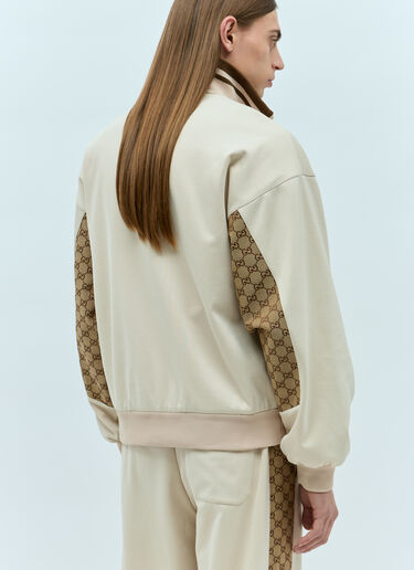 Gucci GG Half-Zip Sweatshirt Beige guc0155007