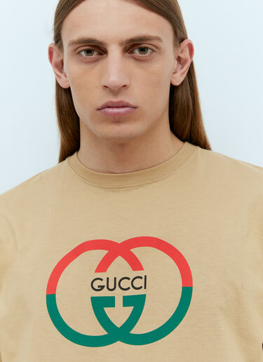 Interlocking G T-Shirt Gucci Interlocking G T-Shirt Beige guc0155057