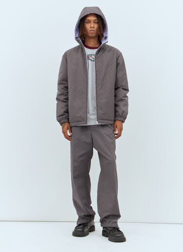 GG Reversible Nylon Jacket Gucci GG Reversible Nylon Jacket Grey guc0157028