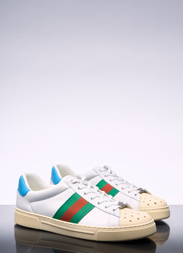 Ace Sneaker With Web Gucci Ace Sneaker With Web White guc0157047