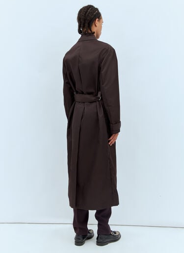 Gabardine Coat Gucci Gabardine Coat Brown guc0158001