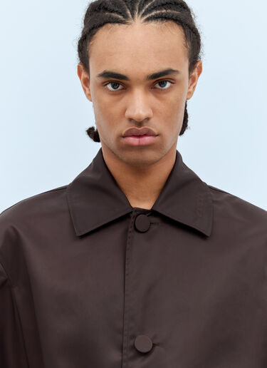 Gabardine Coat Gucci Gabardine Coat Brown guc0158001