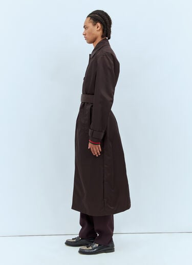 Gabardine Coat Gucci Gabardine Coat Brown guc0158001