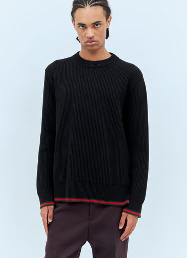 ウール&カシミアセーター Gucci ウール&カシミアセーター ブラック guc0158008