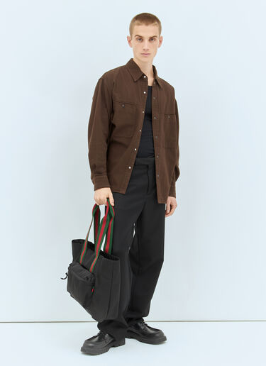 Gucci 尼龙托特包 黑色 guc0158028