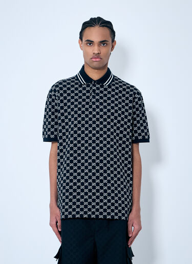 GG 珠地棉 Polo 衫 Gucci GG 珠地棉 Polo 衫 藏蓝色 guc0159030