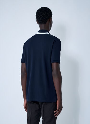 Gucci Logo Motif Polo Shirt Navy guc0159031