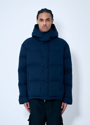 Gucci GG 帆布羽绒夹克  蓝色 guc0159042