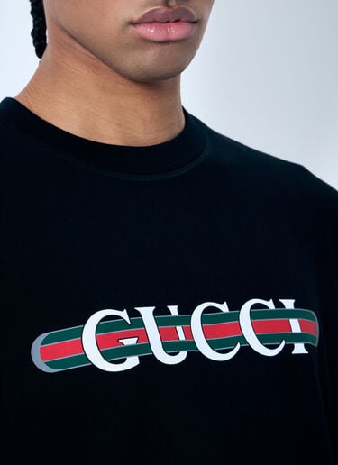 Gucci ロゴプリントTシャツ ブラック guc0159054