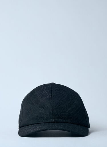 GG Ripstop Baseball Cap Gucci GG Ripstop Baseball Cap Black guc0159075