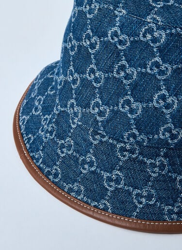 GG Denim Bucket Hat Gucci GG Denim Bucket Hat Blue guc0159077