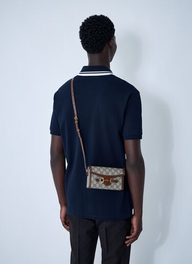 Gucci Small Horsebit 1955 Crossbody Bag Light Brown guc0159113