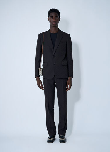 GG Wool Jacquard Suit Gucci GG Wool Jacquard Suit Brown guc0159115