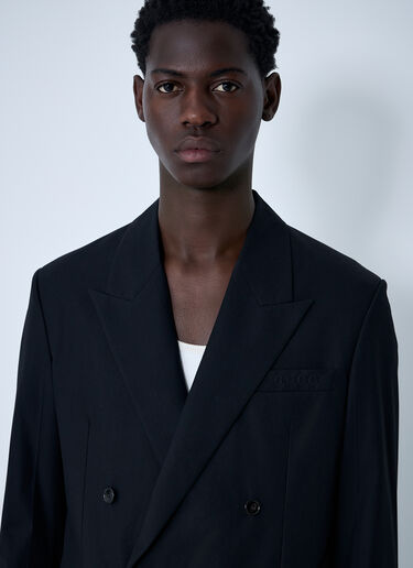 Gucci Double-Breasted Blazer Black guc0160004