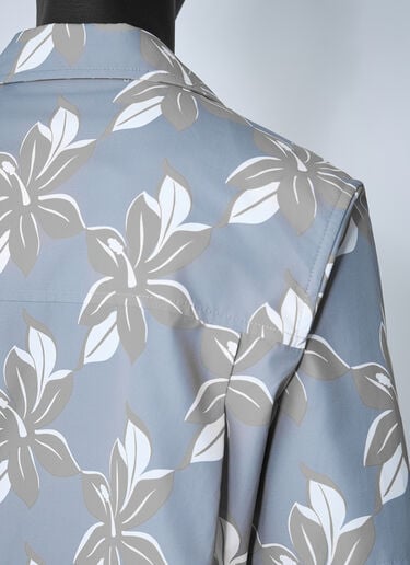 Printed Cotton Poplin Shirt Gucci Printed Cotton Poplin Shirt Orange guc0160008