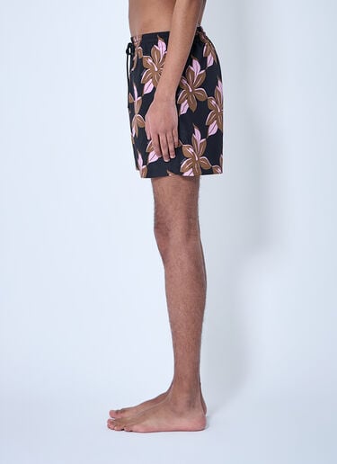 Gucci Printed Poplin Swim Shorts Brown guc0160010