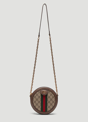 Gucci Ophidia Mini GG Round Shoulder Bag Brown guc0235008