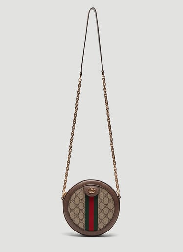 Ophidia Mini GG Round Shoulder Bag Gucci Ophidia Mini GG Round Shoulder Bag Brown guc0235008