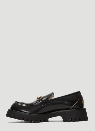 Chunky Lug Sole Loafers Gucci Chunky Lug Sole Loafers Black guc0237033