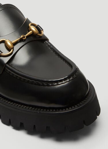 Chunky Lug Sole Loafers Gucci Chunky Lug Sole Loafers Black guc0237033