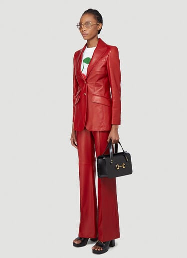 Leather Blazer Gucci Leather Blazer Red guc0241004
