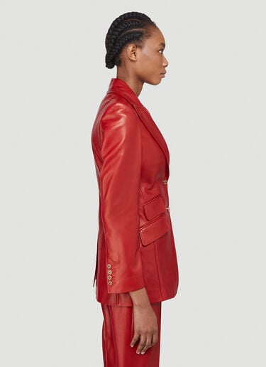Leather Blazer Gucci Leather Blazer Red guc0241004