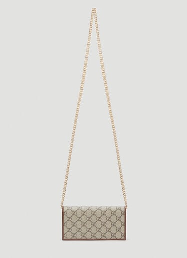 Horsebit 1955 Chain Wallet Gucci Horsebit 1955 Chain Wallet Brown guc0241151