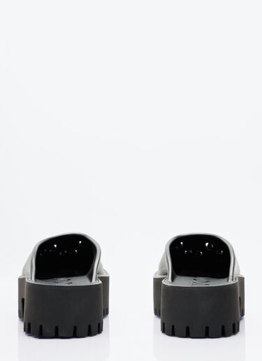 Perforated G Platform Mules Gucci Perforated G Platform Mules Black guc0245092