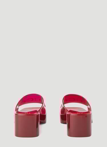 Gucci Rubber Mules Red guc0245093