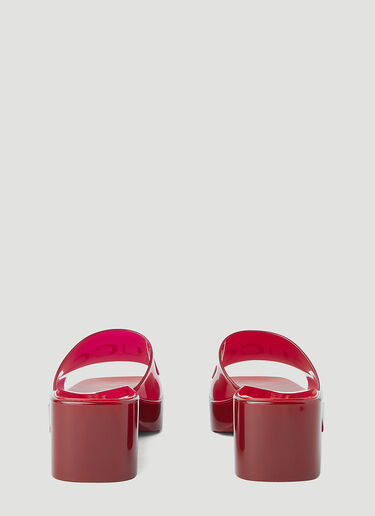 Rubber Mules Gucci Rubber Mules Red guc0245093