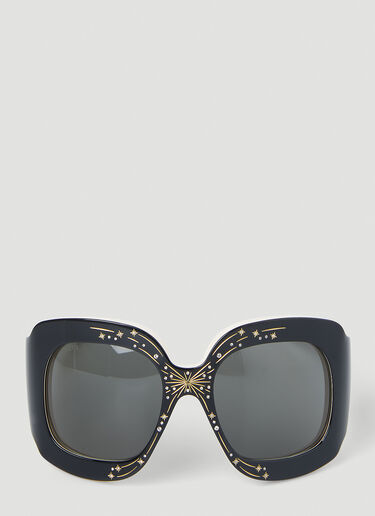 Gucci Oversize Square Frame Sunglasses Black guc0247358