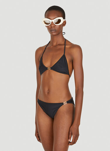 Logo Plaque Bikini Gucci Logo Plaque Bikini Black guc0250081